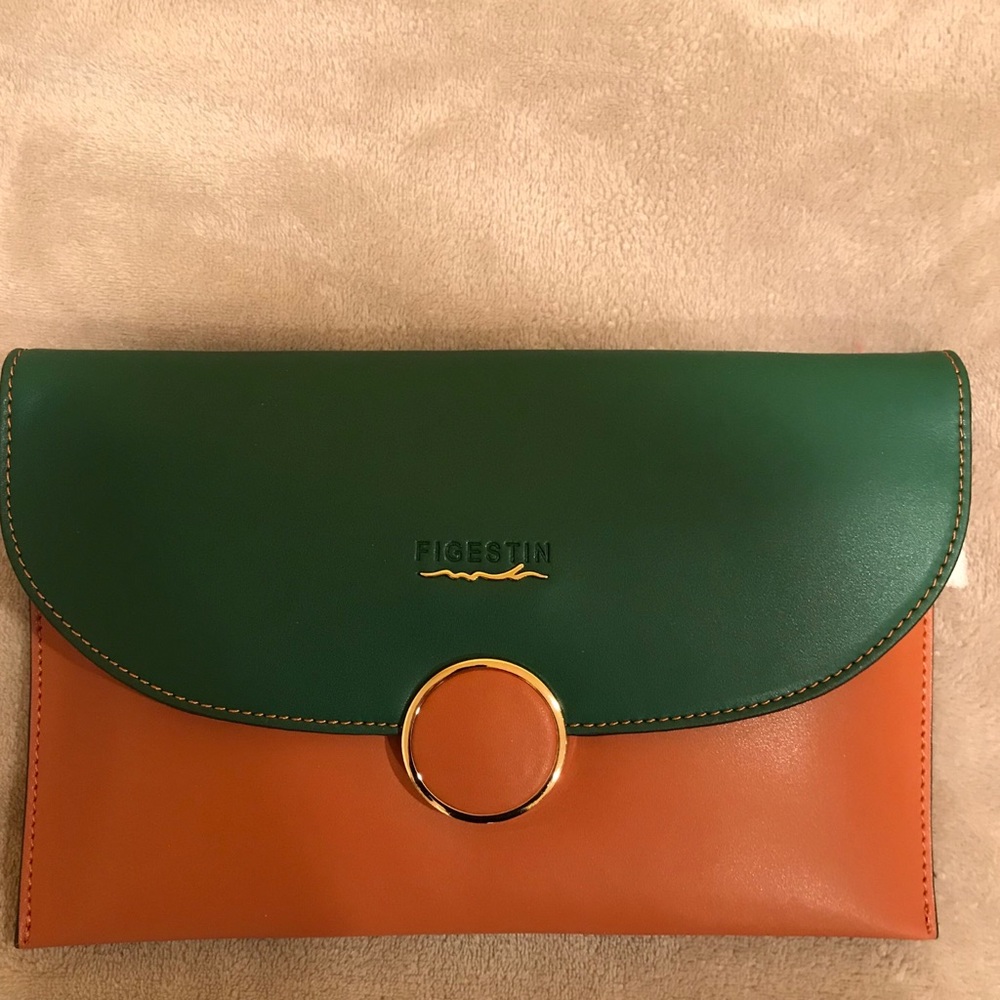 Figestin leather clutch - Brand new!